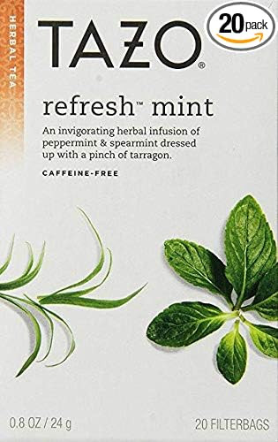 Tazo Herbal Tea Refresh Mint -- 20 Tea Bags - 2 pc | Amazon (US)
