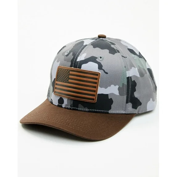 Cody James Boys' Hayes Camo Flag Patch Ball Cap Charcoal One Size | Walmart (US)