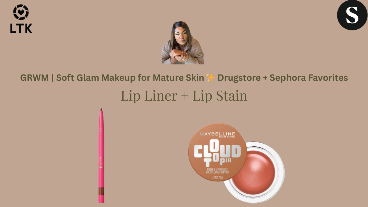 GRWM | Soft Glam Makeup for Mature Skin ✨ Drugstore + Sephora Favorites


Get ready with me as I create a soft glam, everyday makeup look using a mix of drugstore and Sephora favorites. This routine is hydrating, skin-friendly, and perfect for mature skin — flawless without feeling heavy. All products are linked for easy shopping!

ShopMy:
https://shopmy.us/shop/collections/3712039

LTK:
https://liketk.it/5Ps6g

Unice Bob Wig
 https://tidd.ly/4aXPMvn

This GRWM features a full face of complexion-focused makeup with hydrating primers, smoothing powders, soft sculpting, and warm neutral tones. Ideal for women 45+ who want glow, definition, and comfort that lasts all day.


#GRWM #MakeupOver40 #MakeupOver50 #MatureSkinMakeup #SoftGlamMakeup #DrugstoreMakeup #SephoraFavorites #EverydayGlam #FullFaceMakeup #Over50AndChic


GRWM makeup, makeup for mature skin, makeup over 50, makeup over 40, soft glam makeup, everyday makeup routine, drugstore makeup favorites, Sephora makeup haul, full face makeup tutorial, hydrating makeup routine, makeup for dark skin, affordable makeup routine, glow makeup for mature skin
 

 #LTKgrwm #LTKOver40 #LTKBeauty