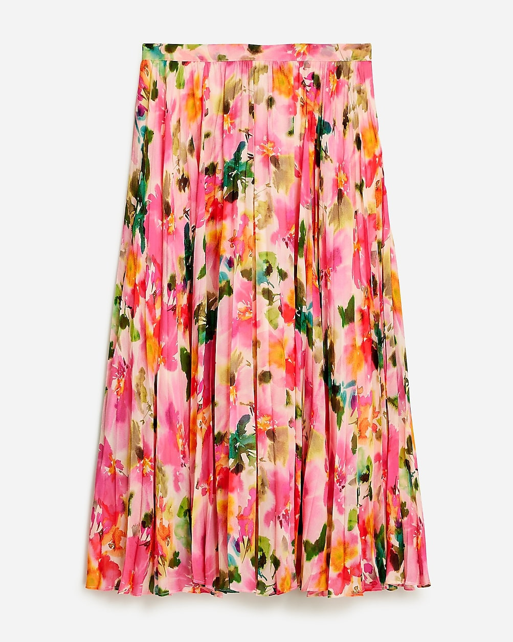 Gwyneth pleated skirt in floral chiffon | J. Crew US