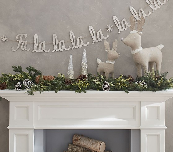 Fa La La Glitter Garland | Pottery Barn Kids