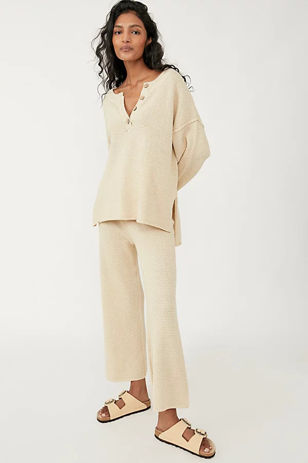 Hailee Sweater Set by FP Beach at Free People, Au Lait, S | Free People (Global - UK&FR Excluded)