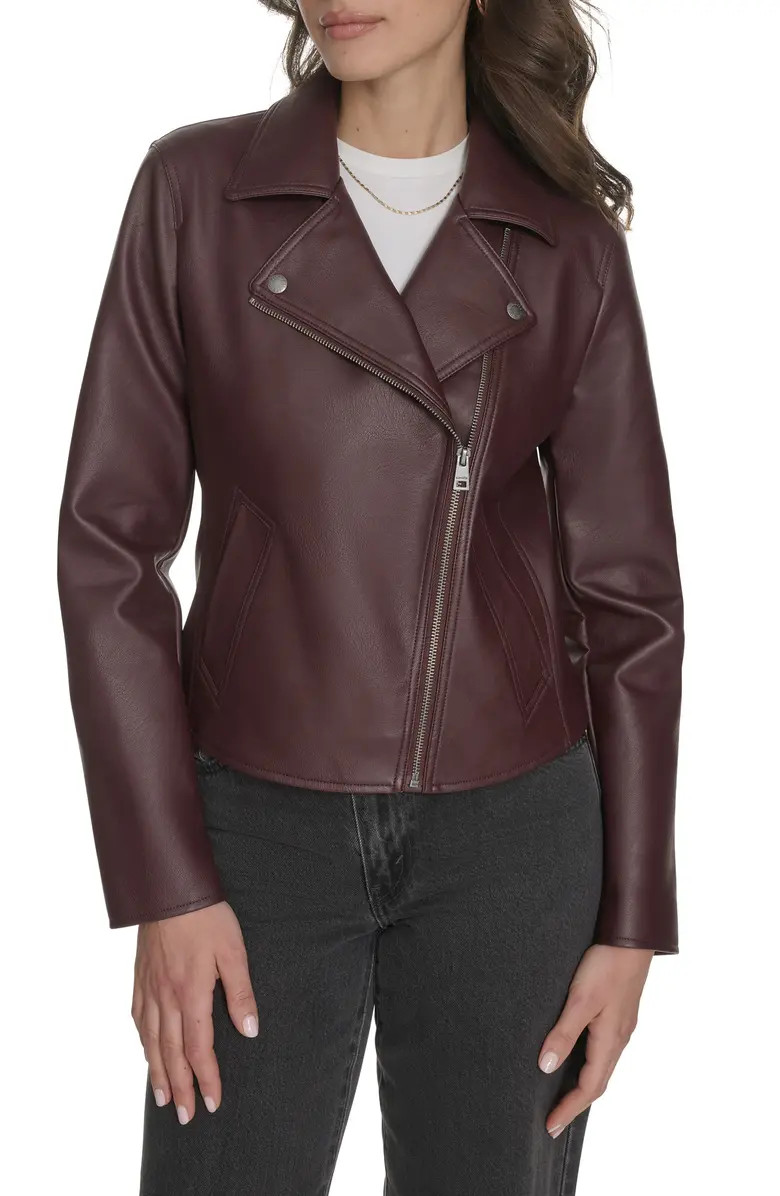 Women's Essential Faux Leather Moto Jacket | Nordstrom