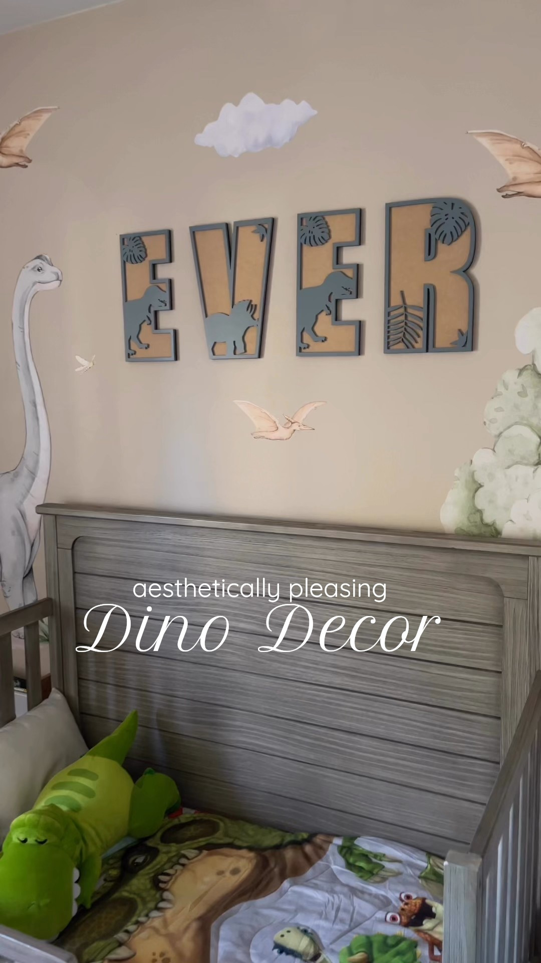 how to make a dino-obsessed 4 year old AND mommy happy? muted Dino decor 🤌🏾

#LTKKids #LTKFamily #LTKHome