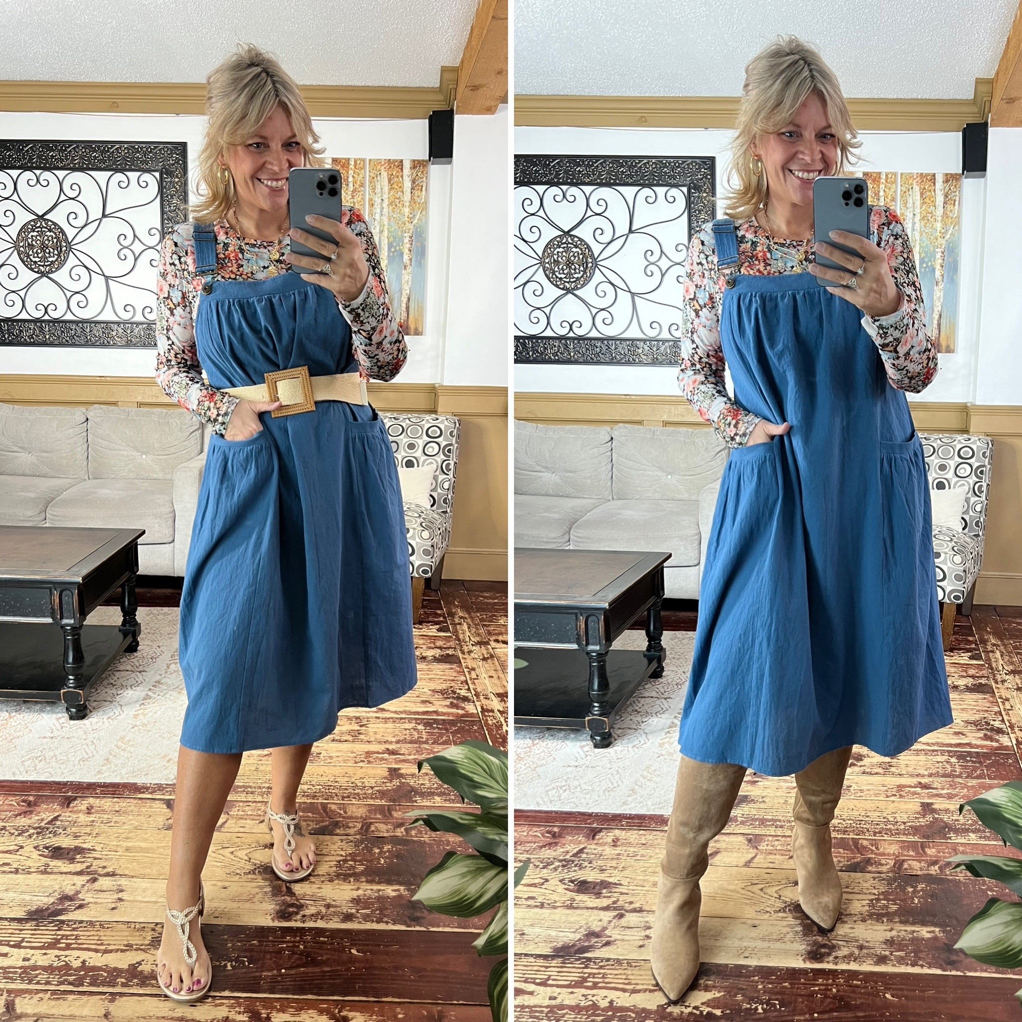 100% cotton dress with pockets size 12, floral shirt size xl

#LTKOver40 #LTKSeasonal #LTKMidsize