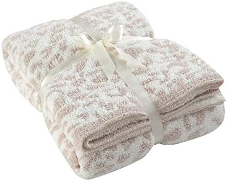 Amazon.com: Microfiber Fluffy Leopard Throw Blanket Super Soft Cozy Lightweight Blanket for Sofa ... | Amazon (US)