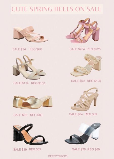 Super cute spring heels on sale! 💕👏
Found some great heels to pair with all your event dresses for the spring! 💃🏼
Wear with shorts or linen pants to add a little dressed up look to your outfit! 🙌



#LTKunder100 #LTKsalealert #LTKshoecrush