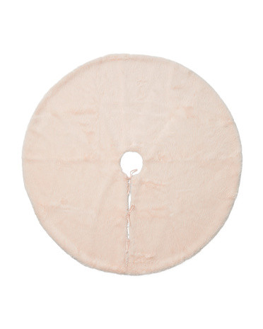 60in Dreamy Faux Fur Tree Skirt | Garlands & Trimmings | Marshalls | Marshalls