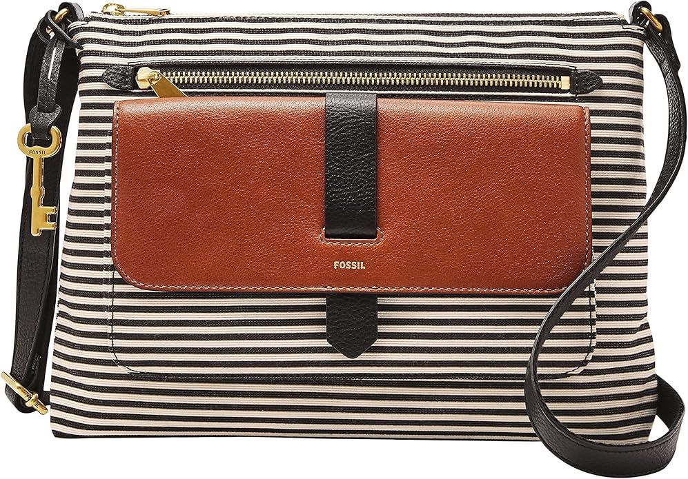 Fossil Women's Kinley Large or Small Crossbody Purse Handbag for Women, Classic, Stylish, Leather... | Amazon (US)