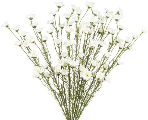 10 Pcs Artificial Wildflowers with Stems Bulk Silk Spring Flowers 21 Inch Fake Forsythia Branches... | Amazon (US)
