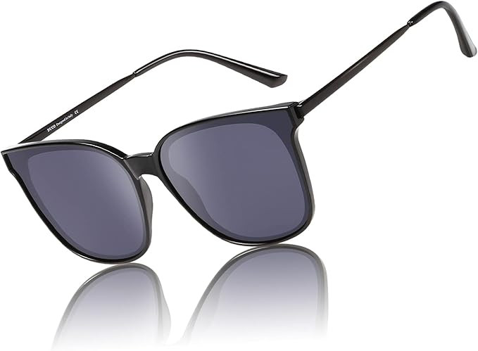 Duco Retro Round Sunglasses for Women Vintage Polarized Mirrored Sun Glasses Lightweight Metal Fr... | Amazon (US)