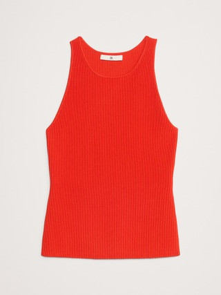 Sculpted Ribbed Tank | Banana Republic (US)
