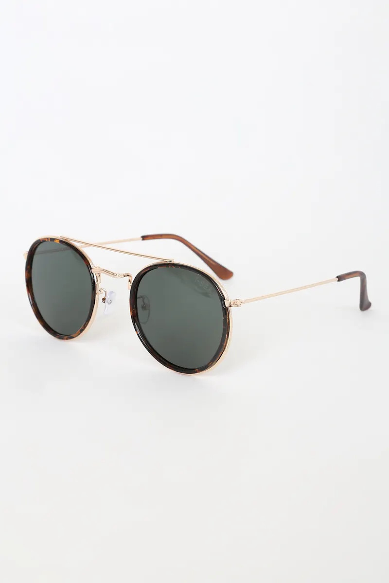 All Aboard Brown Tortoise Sunglasses | Lulus (US)