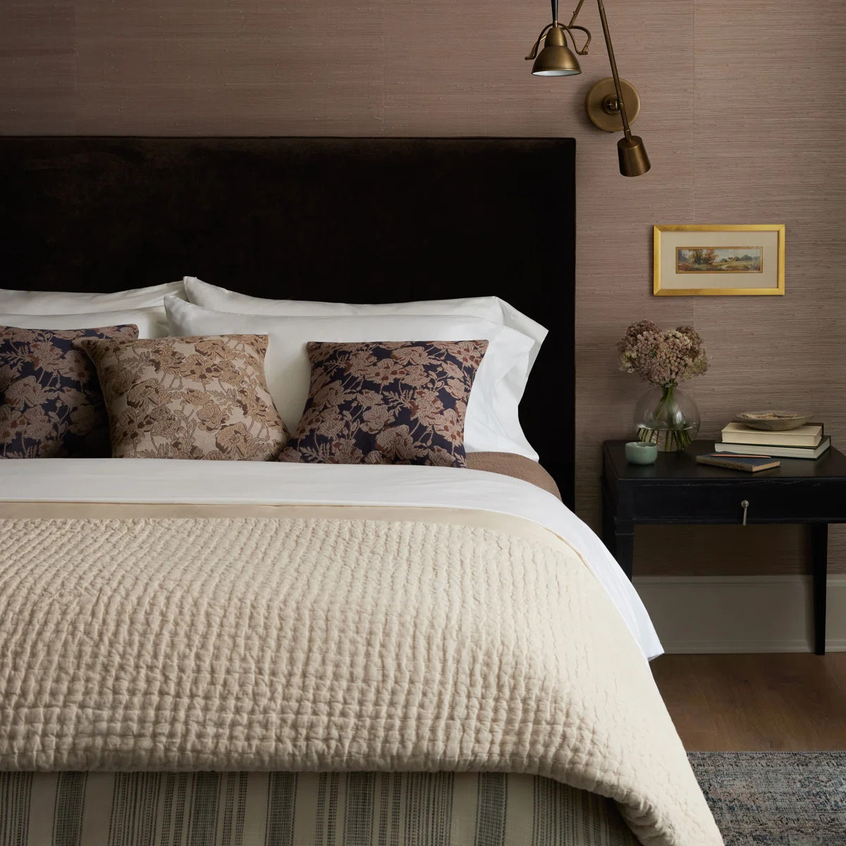 Chris Loves Julia x Loloi  Matilda Collection Beige / Mocha PCJ0008, Pillow | Wayfair North America