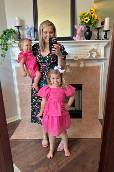 Mommy & Me coordinating looks at Target. I’m wearing a size small and the girls are in a girls small (6) and baby 12 months. 

Easter dress, vacation outfit, spring dress, mommy and me, Target style, Target

#LTKFind #LTKkids #LTKfamily