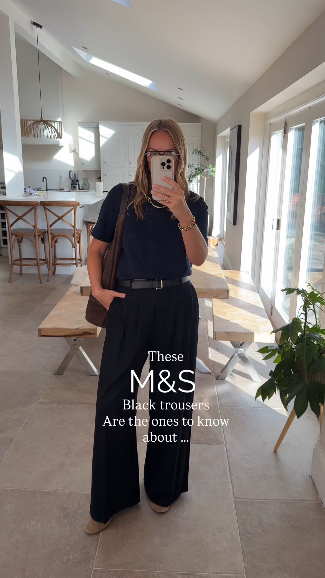 These are great black trousers that will work for many. 
They landed online again today and selling out quickly 
Great fit with a touch of stretch in the fabric and elasticated back waistband. 
3 lengths available 
Wearing a U.K. 14 long   Inside leg 30 inches on the trouser. I’m 5ft 7.5 

Black trousers 
Pleat trouser
Office wear 
Tailored trouser 

#LTKworkwear #LTKautumn #LTKuk