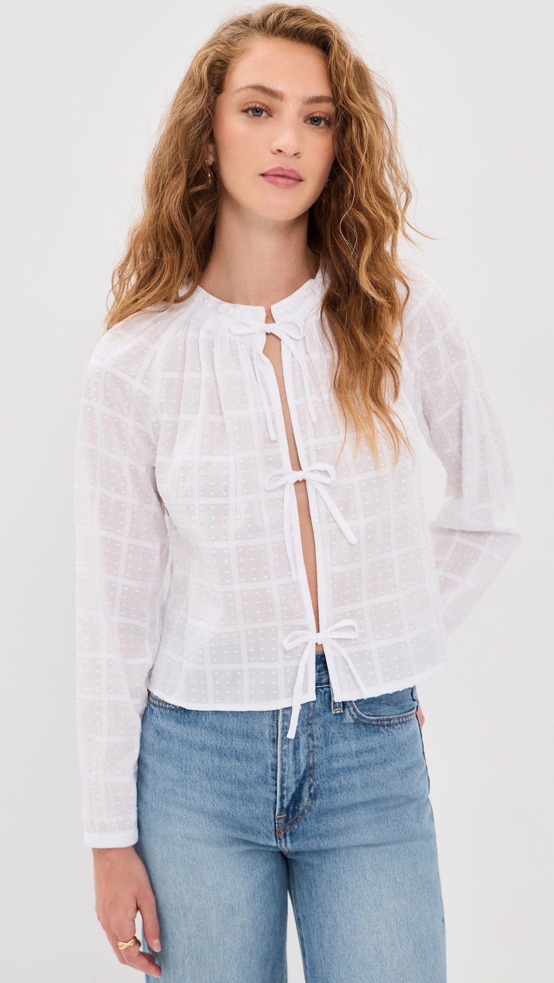 Shopbop | Splendid Fleur Tie Front Blouse | Shopbop — shop this pick from Emily's edit