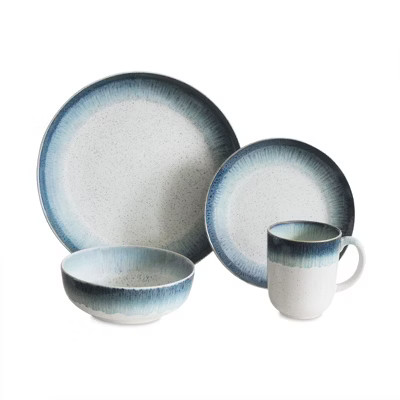 16pc Stoneware Marina Dinnerware Set Baum Bros. | Target