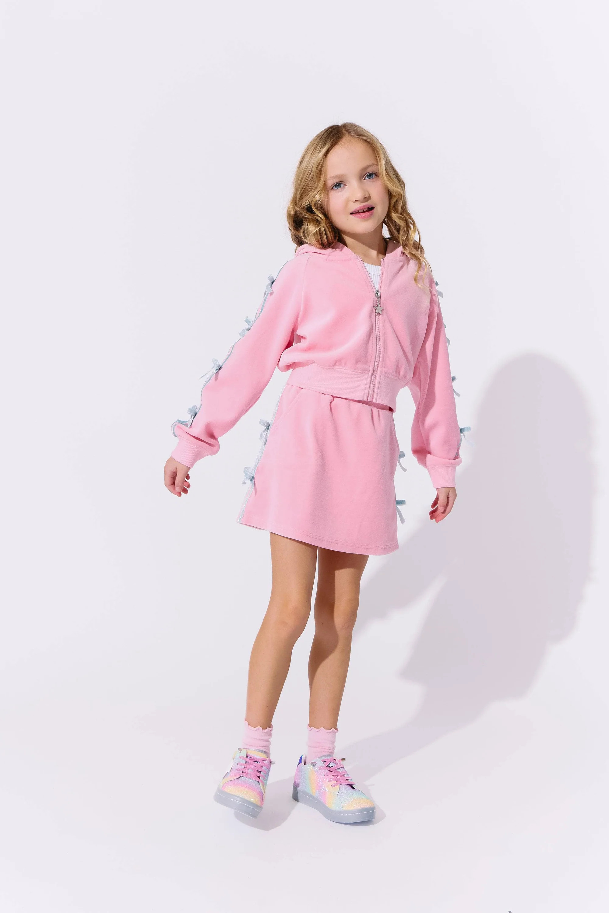 Pretty in Bows Velvet Set | Lola + The Boys