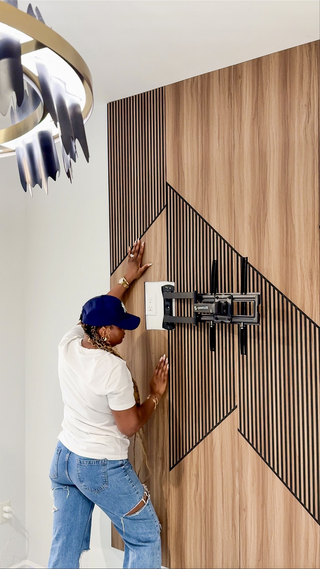 Empty walls hate to see me coming 😆 Renter friendly!
This wall panels are the perfect accent to elevate any empty wall. Super easy to install, sturdy & self adhesive. I thought to use a nail gun just to ensure it stays forever but it comes with an adhesive which is absolutely Renter friendly 💯
Hope you’re inspired ❤️

#LTKHome #LTKU #LTKvlog
