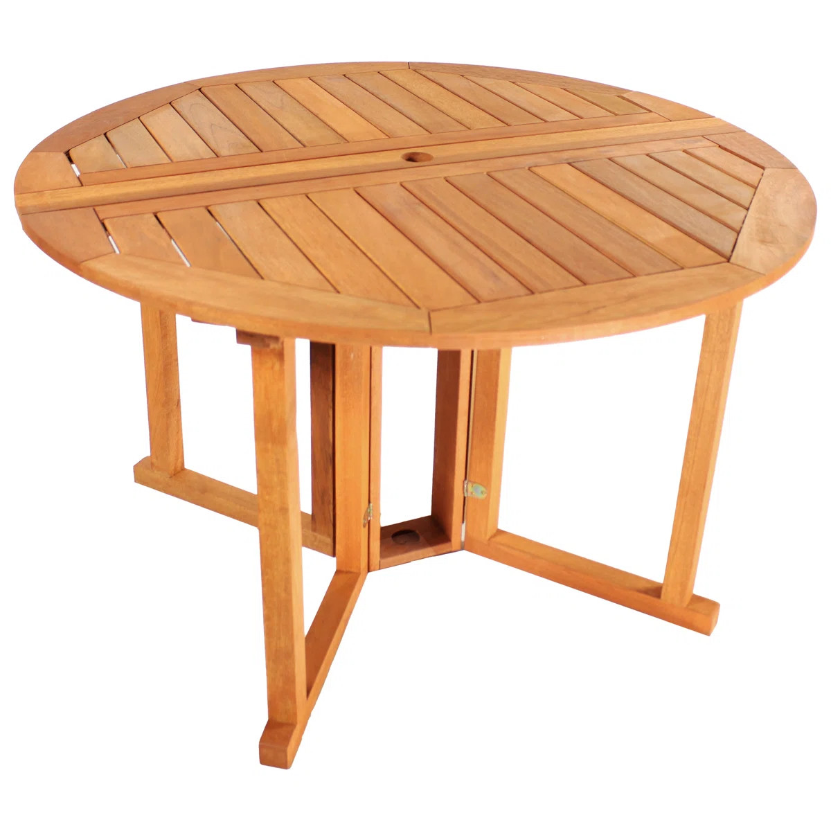 Kerlyn Malaysian Hardwood Gateleg Extendable Outdoor Dining Table | Wayfair North America
