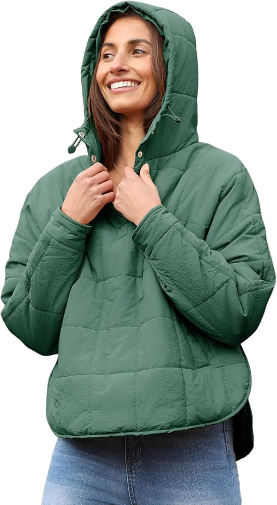 AMEBELLE Women's Oversized Hooded Puffer Jacket Quilted Jackets for Women Lightweight Winter Warm... | Amazon (US)