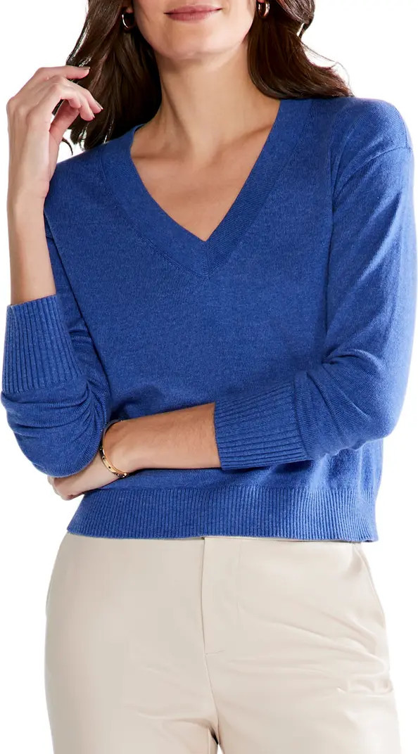 Cropped V-Neck Sweater | Nordstrom