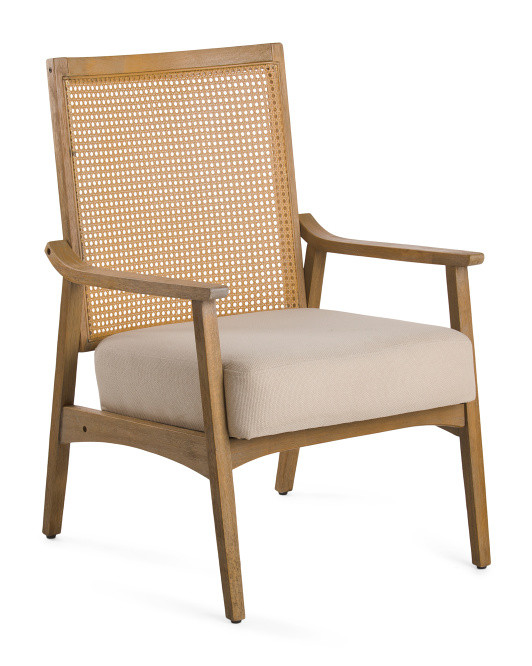 Alaina Cane Back Arm Chair | TJ Maxx