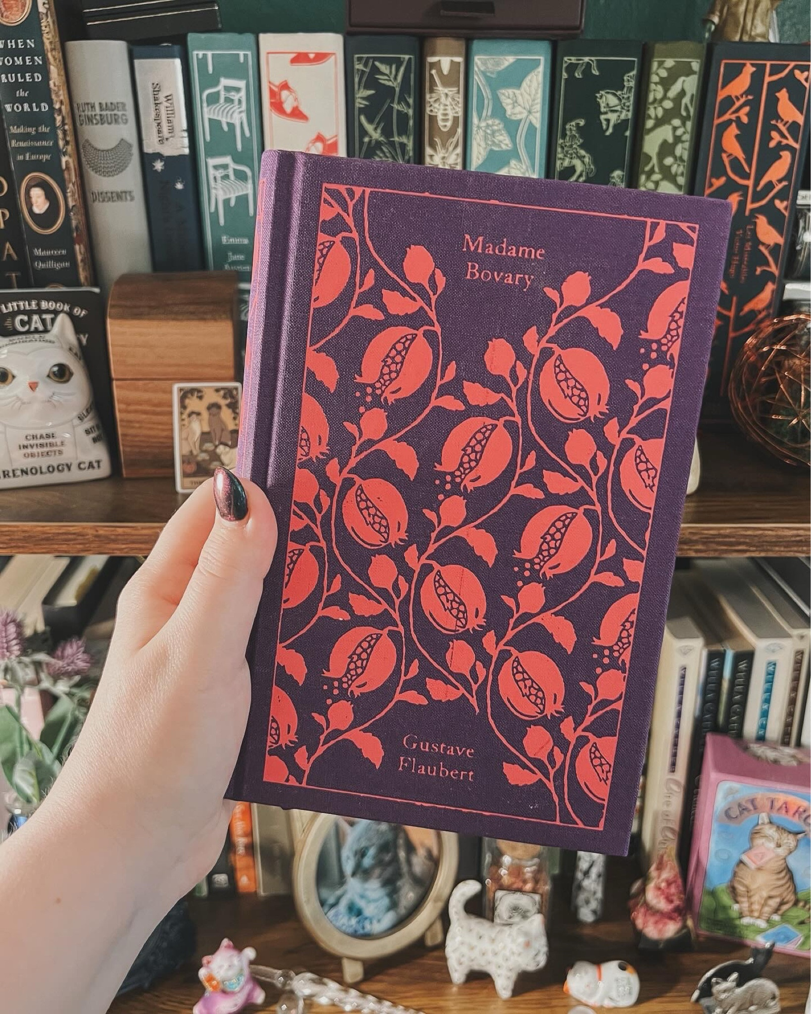 Added this gorgeous edition of Madame Bovary to my little home office library 📚 it has been years since I read this Gustave Flaubert classic, so I’m well overdue for a reread. Have you read it before?

Brett and I picked it up while in Kansas City this past weekend, along with a few other pretty editions we’re planning to display in our living room. 

Can’t resist a pretty book! 📖

#LTKGiftGuide #LTKhome #LTKstyletip