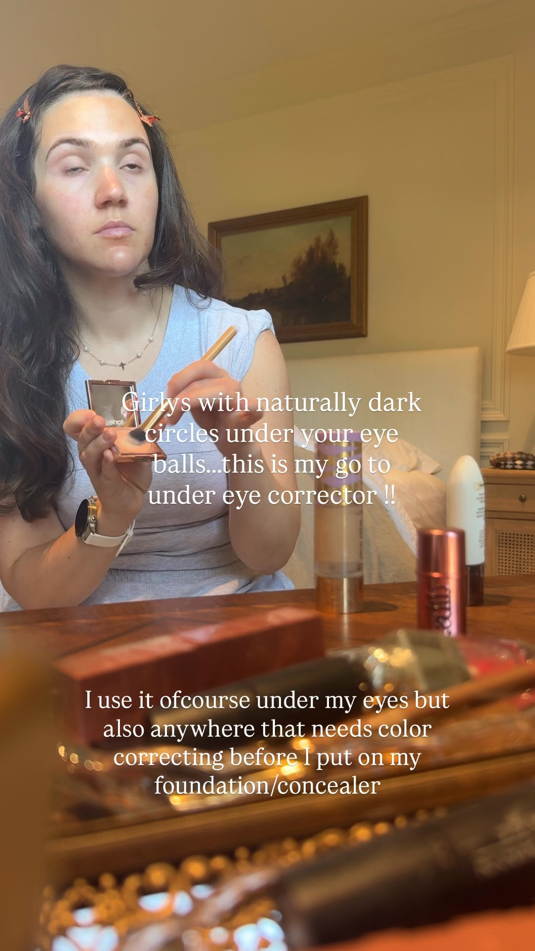 Dark circles where??