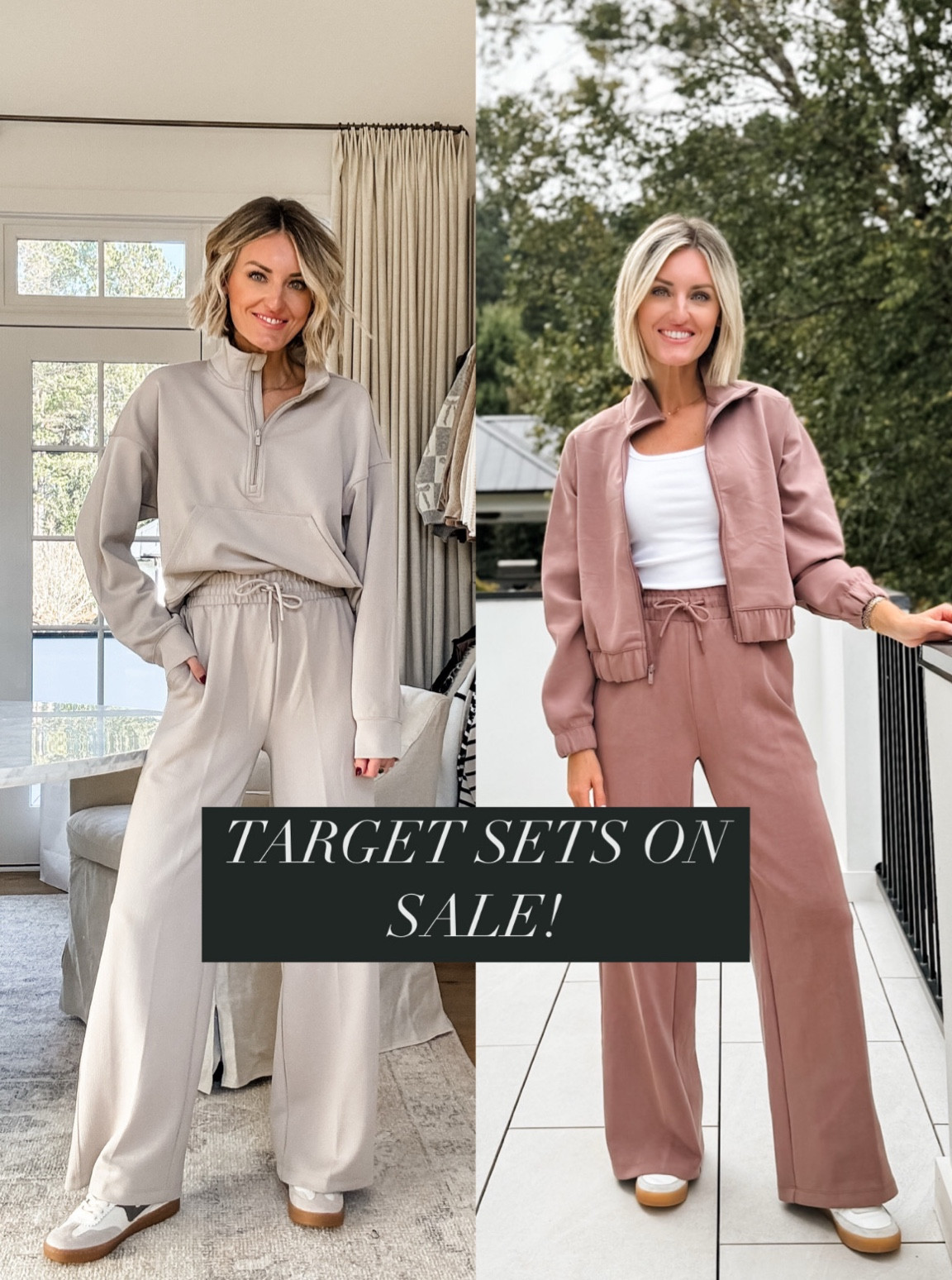 I have loved these Target sets! Great for lounging around, running errands, traveling, etc! Currently 30% off & I linked some other sets below that are also on sale! Wearing XS!

Loverly Grey, Target, Target sale, sets, matching sets, lounge sets, travel outfit, weekend outfit, winter outfit 

#LTKStyleTip #LTKSaleAlert
