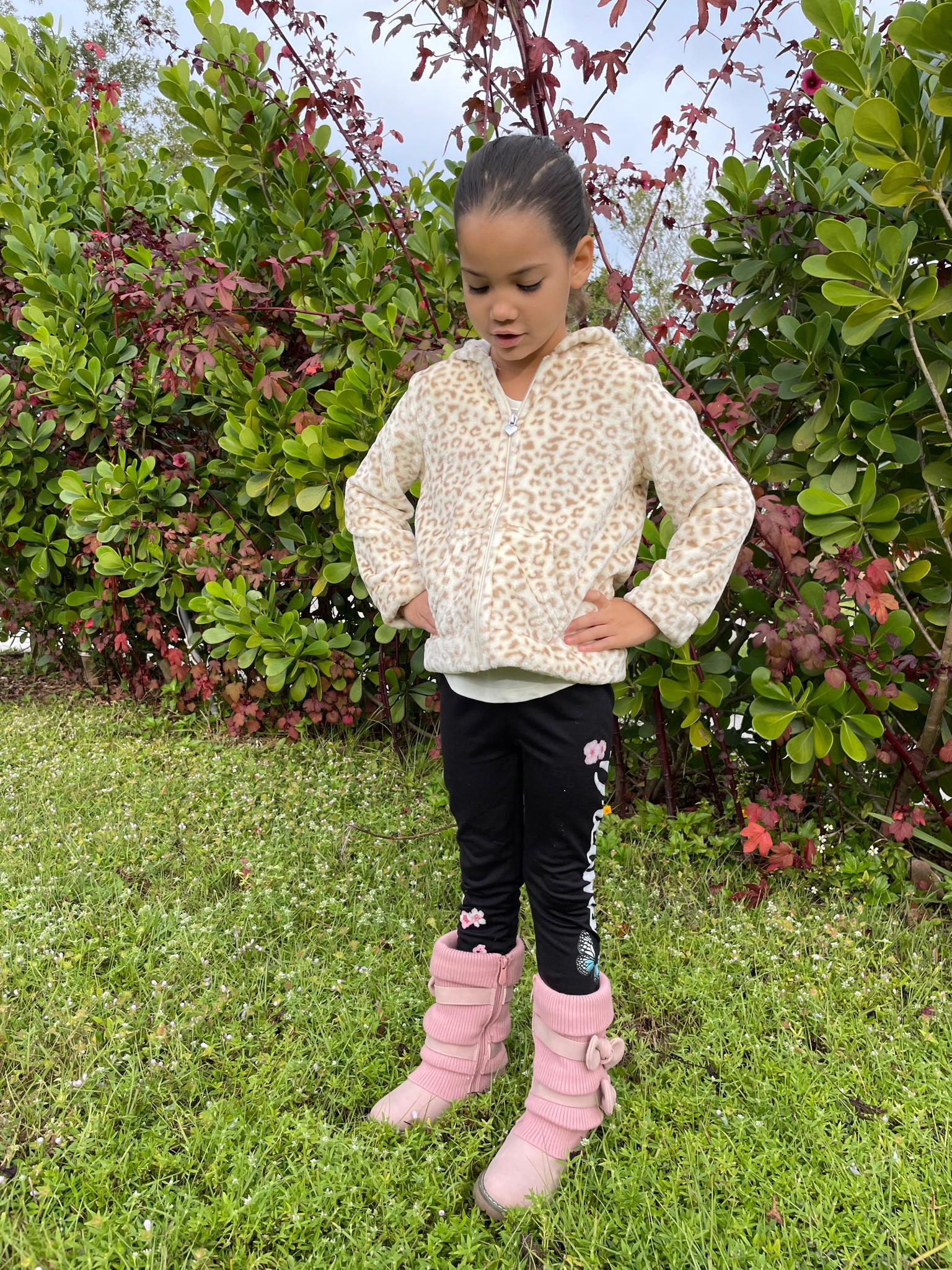 Can you tell that she is loving her new boots? They're so cute but she claims they're also very comfortable and cozy with the the faux fur interior. #boots #kids

#LTKKids #LTKShoeCrush #LTKFindsUnder50