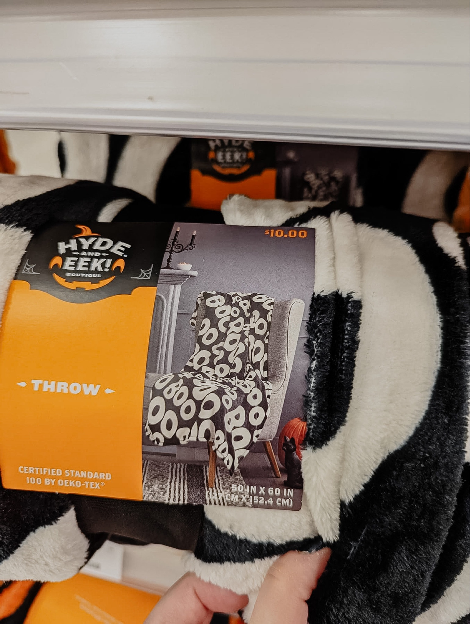 Halloween Throw Blanket #under10 #target #targetdecor #halloweendecor #homedecor #boo #hydeandeek 

#LTKSeasonal #LTKhome #LTKHalloween