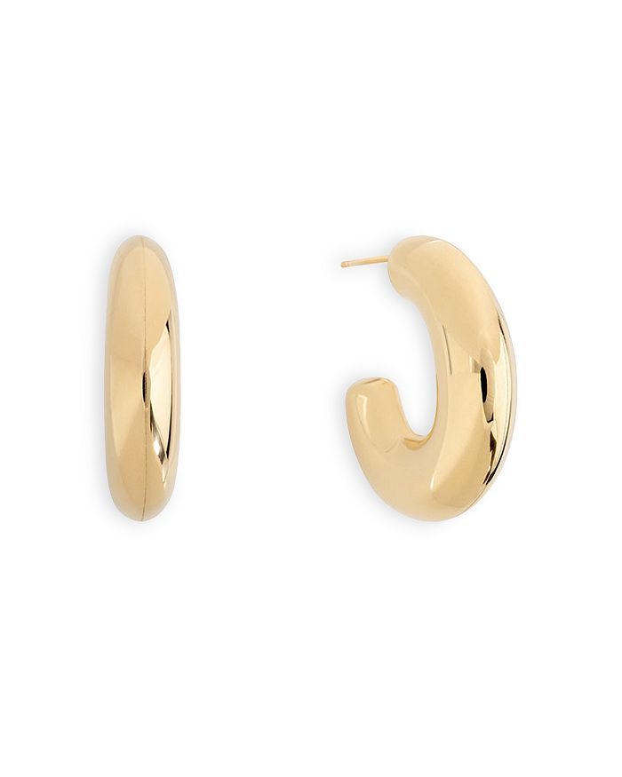 Machina Tubular Huggie Hoop Earrings in 18K Gold Plated | Bloomingdale's (US)