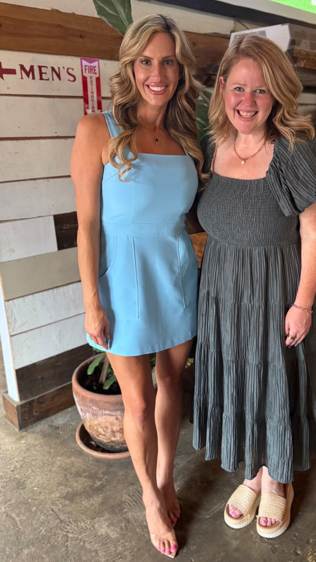 An all- day versatile light blue, Amanda Uprichard dress- went from boy baby shower to a surprise engagement party!

#LTKStyleTip