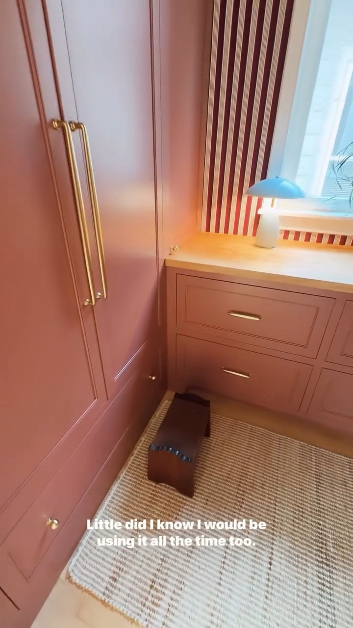 We found this handmade wooden stepstool at a sidewalk sale, and it ended up being perfect for Lucy and even myself to use in the pantry! Here are a few similar cute step stools

#LTKHome