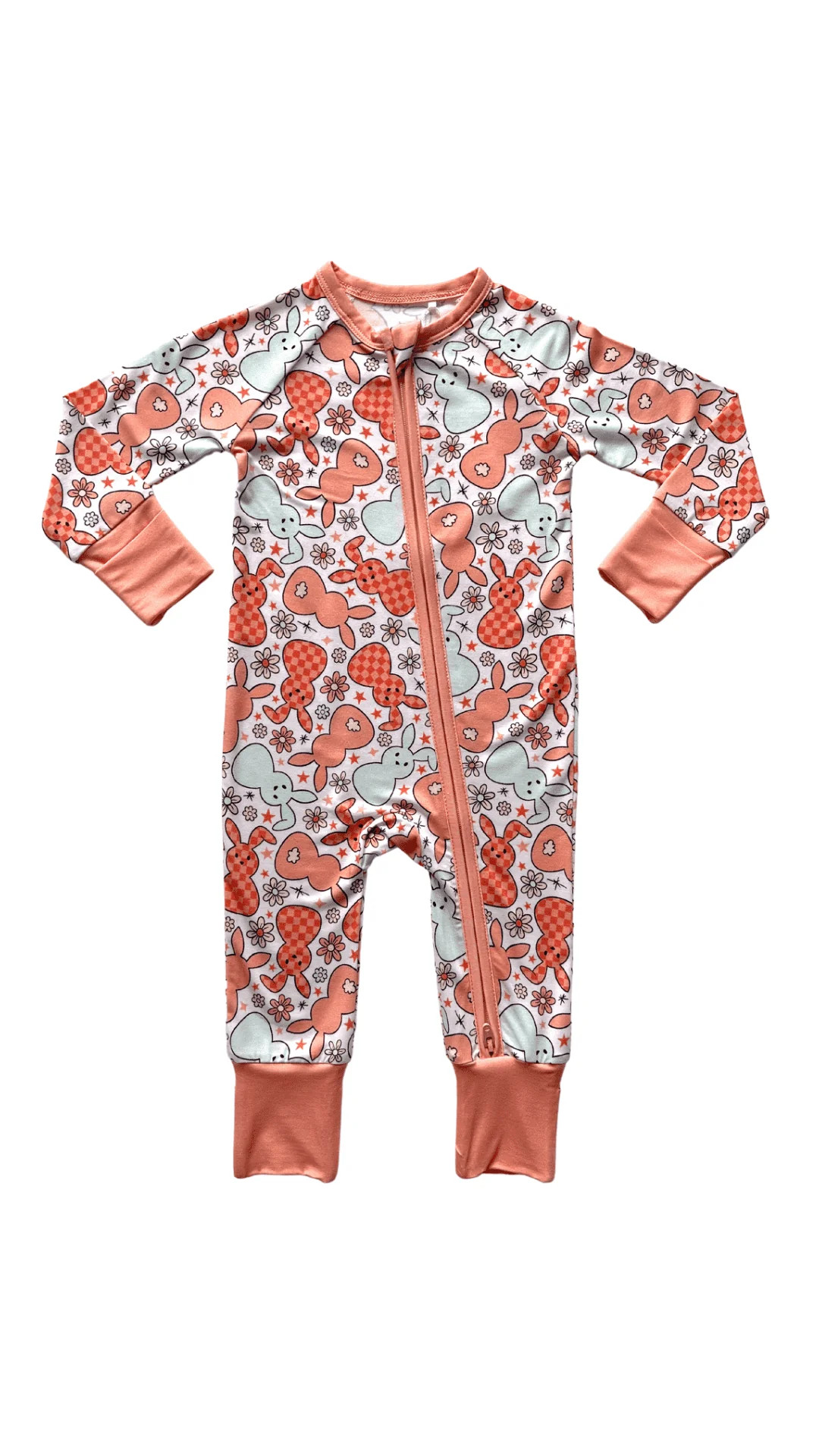 Eggstra Cute Zipper Romper | In My Jammers