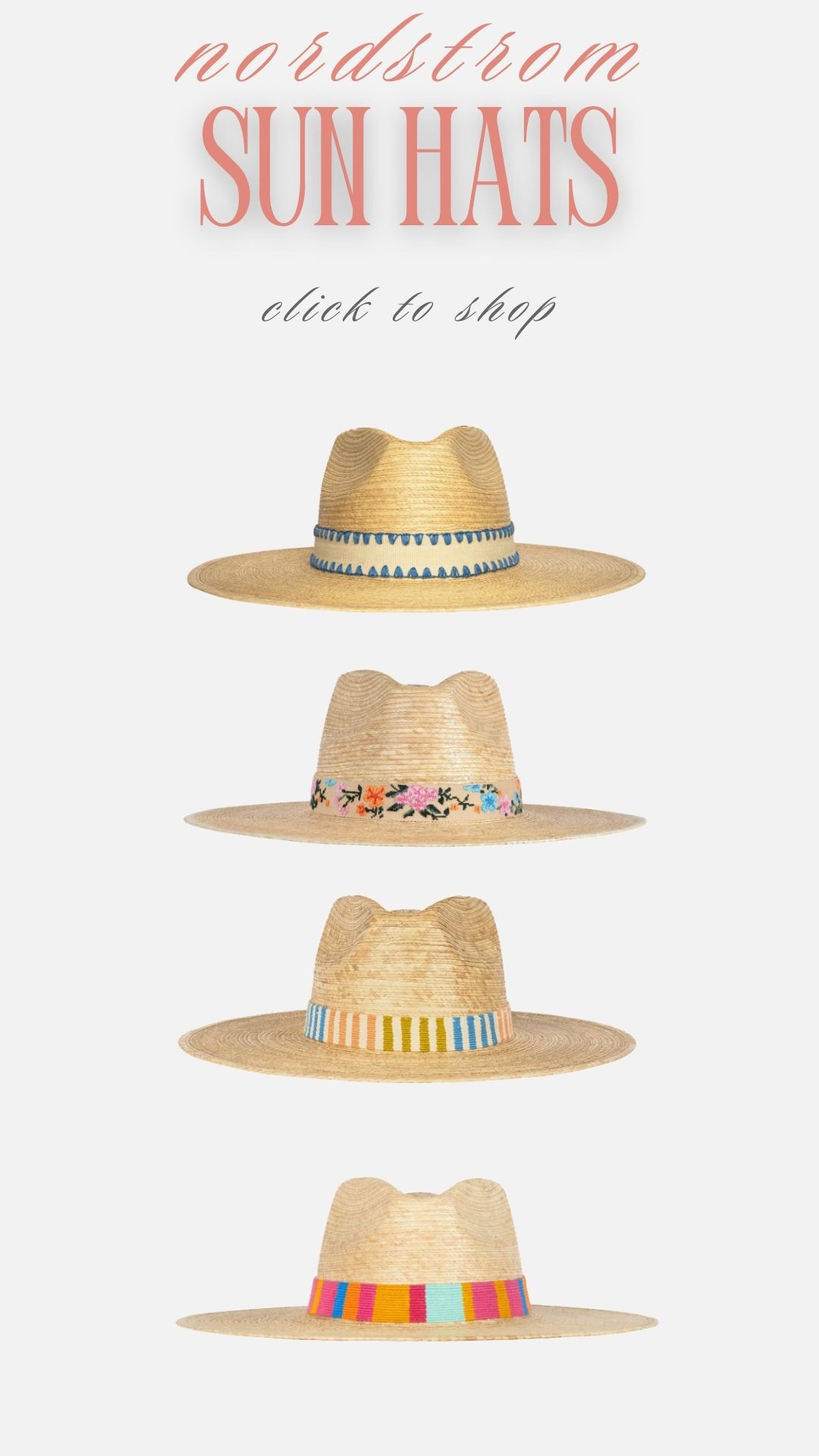 👒 Nordstrom sun hats 👒
Chic, effortless hats that complete any warm-weather look ✨
#sunhats #nordstromstyle #summeraccessories #ltkfashion #beachready #styleedit


#LTKSeasonal #LTKSwim #LTKTravel