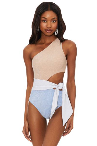 Carlie One Piece Frost Colorblock | Beach Riot