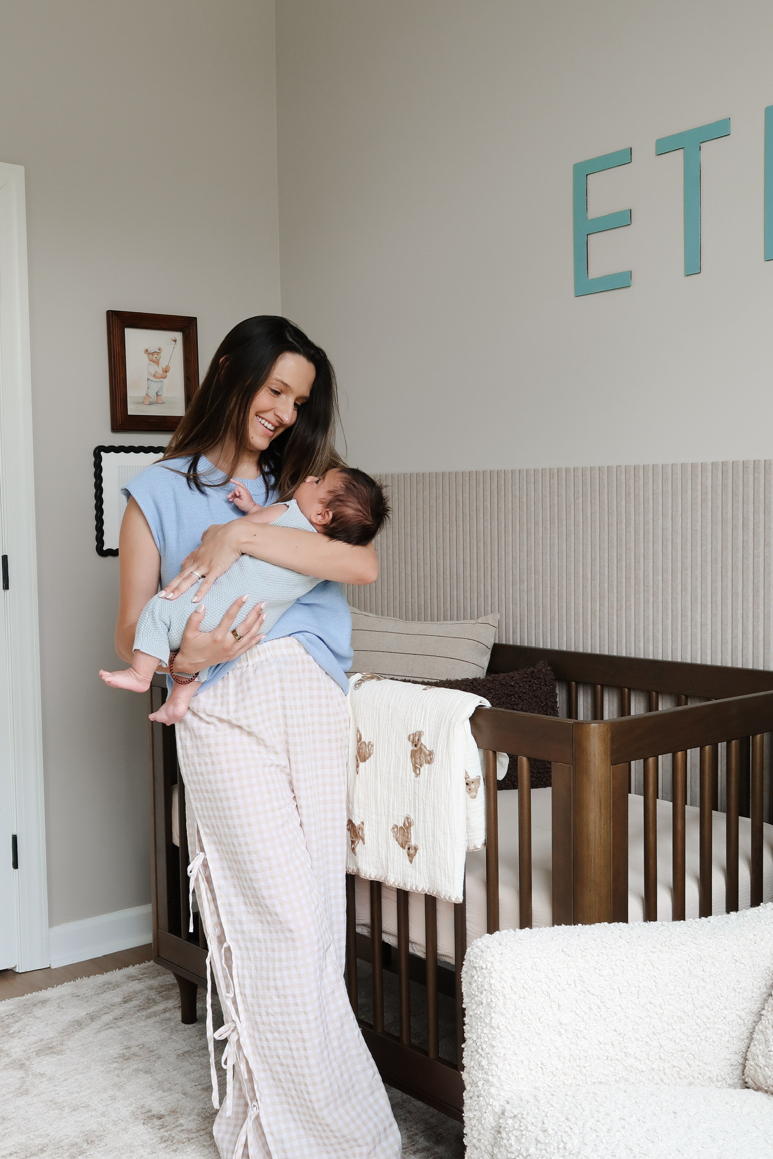This nursery is a dream—organic modern with the sweetest blue touches. It’s classic and cozy, with just enough personality. And yes, it’s full of affordable finds. 💙

Organic modern bedroom, modern bedroom, primary bedroom, organic modern, bedroom styling, bedroom dresser, accent chair, king bed, Amazon bedroom, wayfair, loloi wall art, target, wayfair. 
 

 

#LTKBaby #LTKBump #LTKFamily