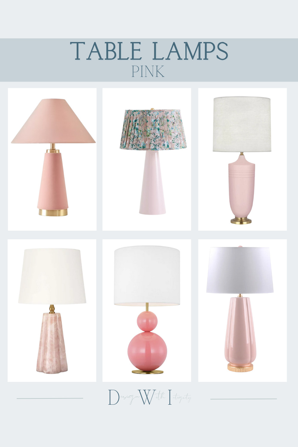 Pink table lamps are a beautiful way to layer softness and warmth into a space. This lighting round-up focuses on blush tones, varied silhouettes, and refined finishes that work together effortlessly. From sculptural bases to classic shades, each piece complements the others while offering flexibility for bedrooms, living rooms, and styled surfaces throughout the home. Shop the full collection to find a pink table lamp that adds personality without overwhelming your design.

pink table lamp, blush lighting, table lamp, accent lighting, bedroom lighting, living room lighting, feminine home decor, designer lighting, soft color decor, statement lighting 

 #LTKHome