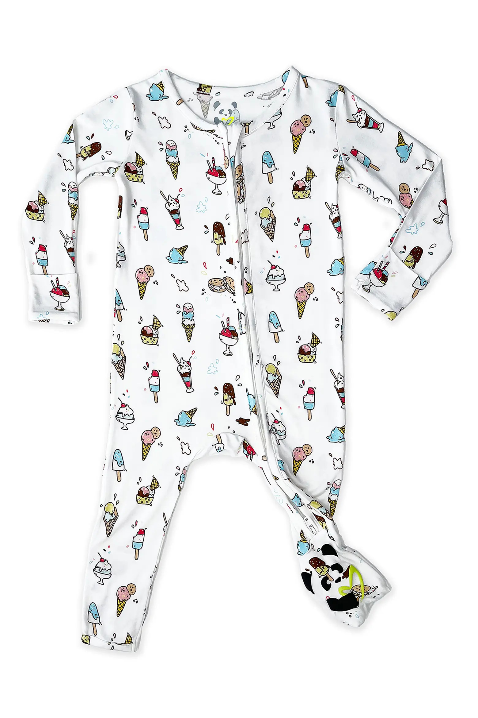 Bellabu Bear Baby Ice Cream Convertible Footie (Men) | Nordstrom | Nordstrom