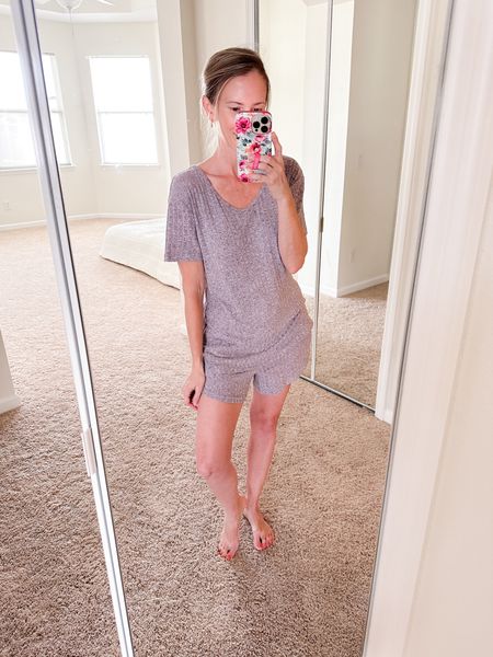 #walmartpartner the cutest Fantaslook set on Walmart! I’m wearing a size small and it is so comfy. More color options available as well but purple is really pretty. 🤩 @walmart @walmartfashion #walmart #walmartfashion 

#LTKStyleTip #LTKFindsUnder50