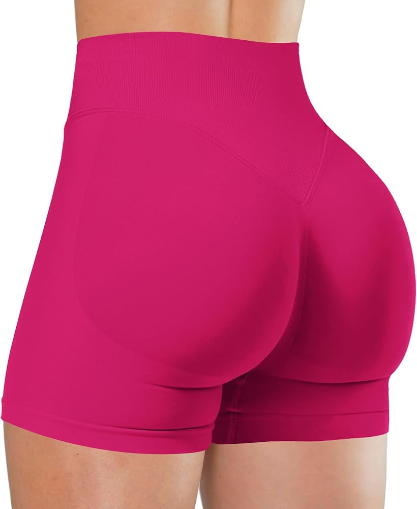 Unthewe Womens Workout Seamless Scrunch Butt Lifting Shorts High Waisted Tummy Control Gym Yoga S... | Amazon (US)