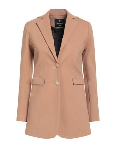 Cristinaeffe Woman Blazer Camel Size 12 Viscose, Nylon, Elastane, Polyester | YOOX (US)