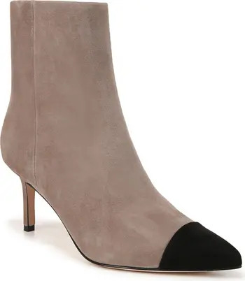 Lisa Pointed Cap Toe Bootie (Women) | Nordstrom