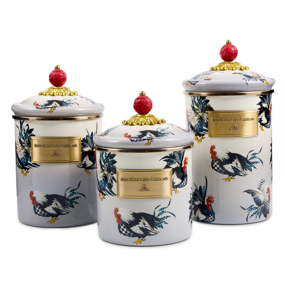 Henhouse Canisters, Set of 3 | MacKenzie-Childs