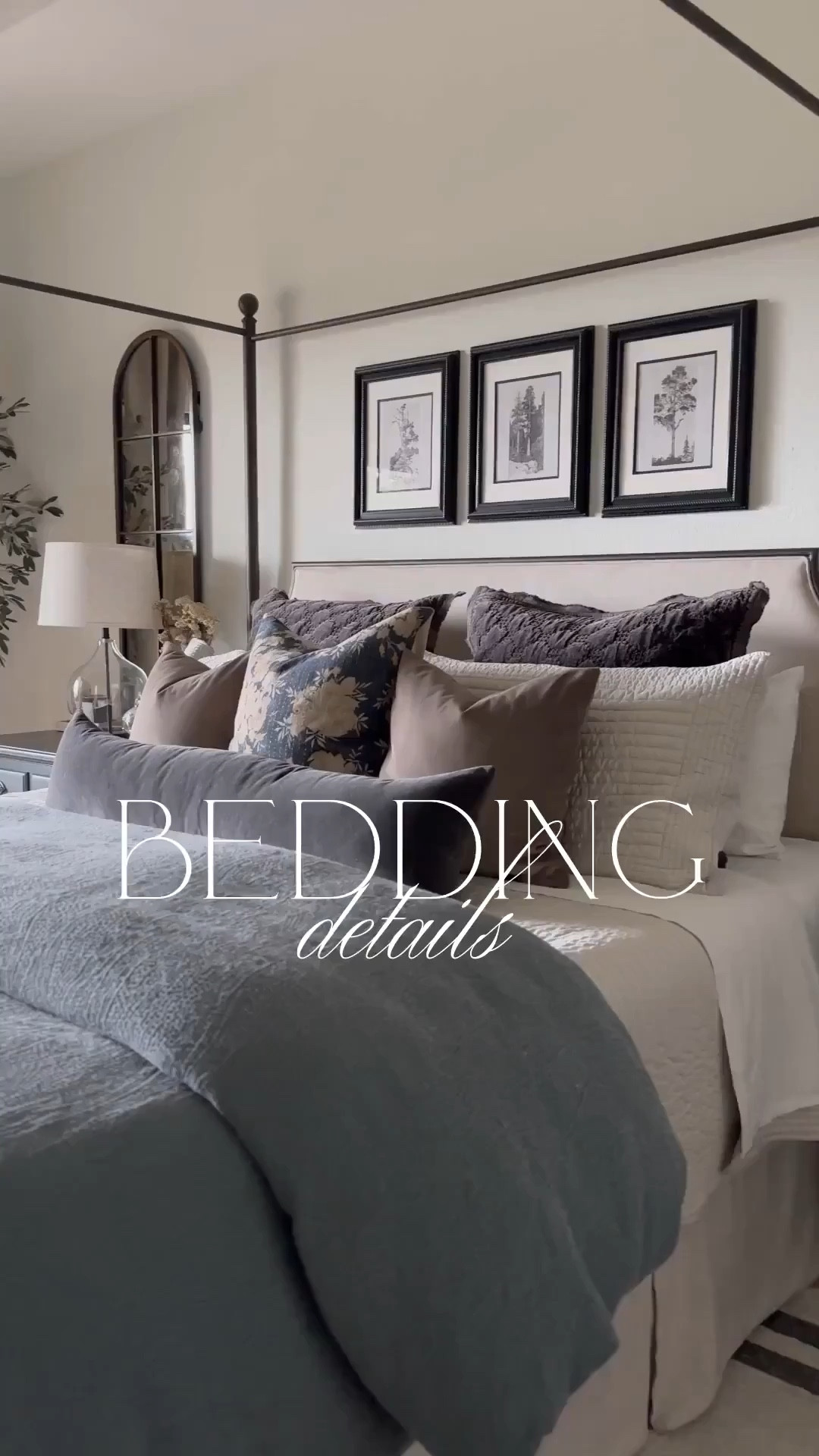 Bedding colors & details below ⤵️

Sheets: I own both linked and LOVE. The Signature Hemmed is very classic but not too stiff or crisp, and the Vintage Washed is a lived in soft feel!

Duvet Cover: Stormy Blue
Quilt: Frost Gray
Euro Shams: Gray
Throw Pillows: Taupe, 18”x18"
Lumbar Pillow: Slate, 12”x46"

#LTKStyleTip #LTKHome #LTKFindsUnder100