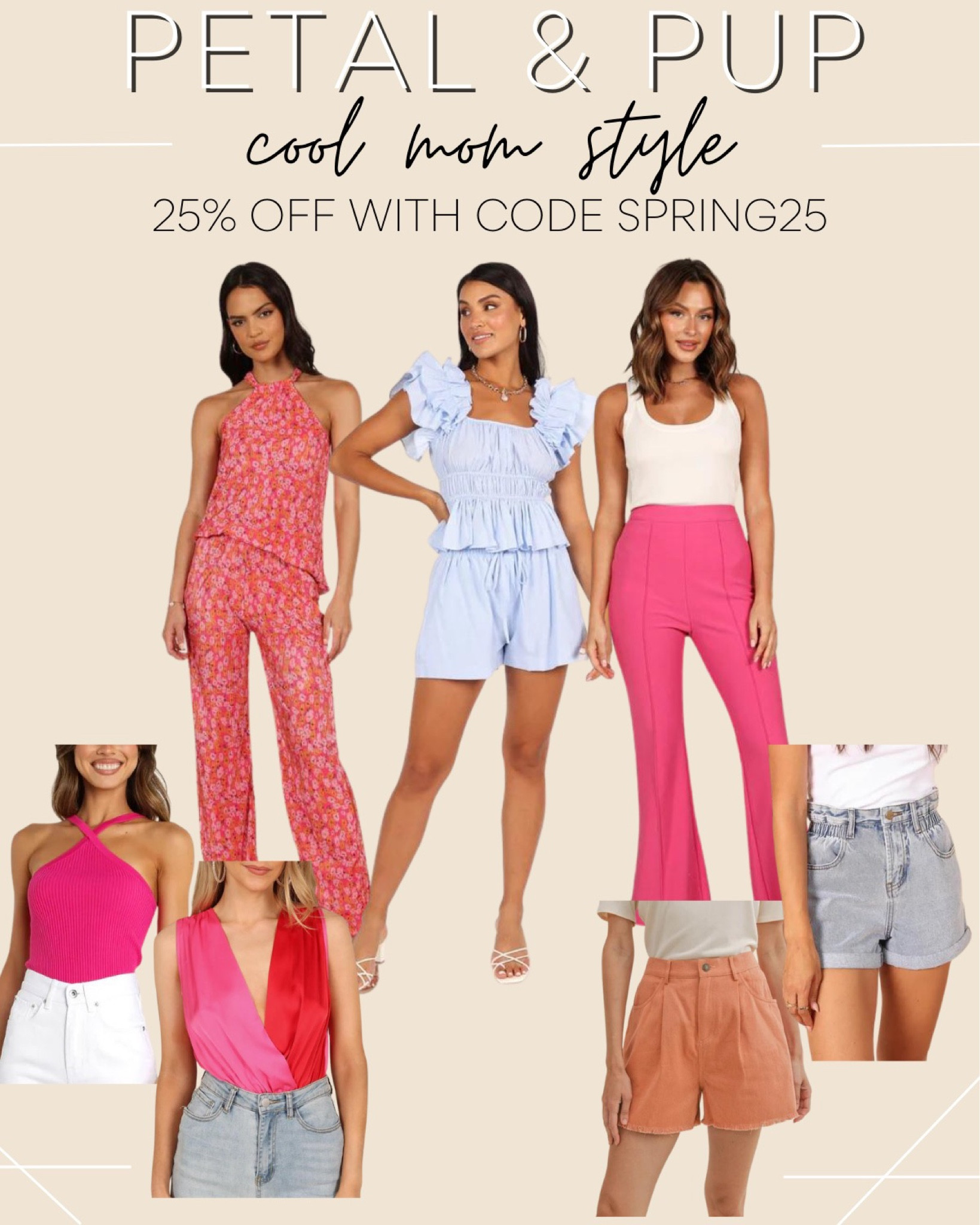 Petal & Pup spring sale picks 💗
Cool Mom styling 

Spring style, spring set pieces, vacation set, denim shorts, pink tops 

#LTKsalealert #LTKGiftGuide #LTKSeasonal