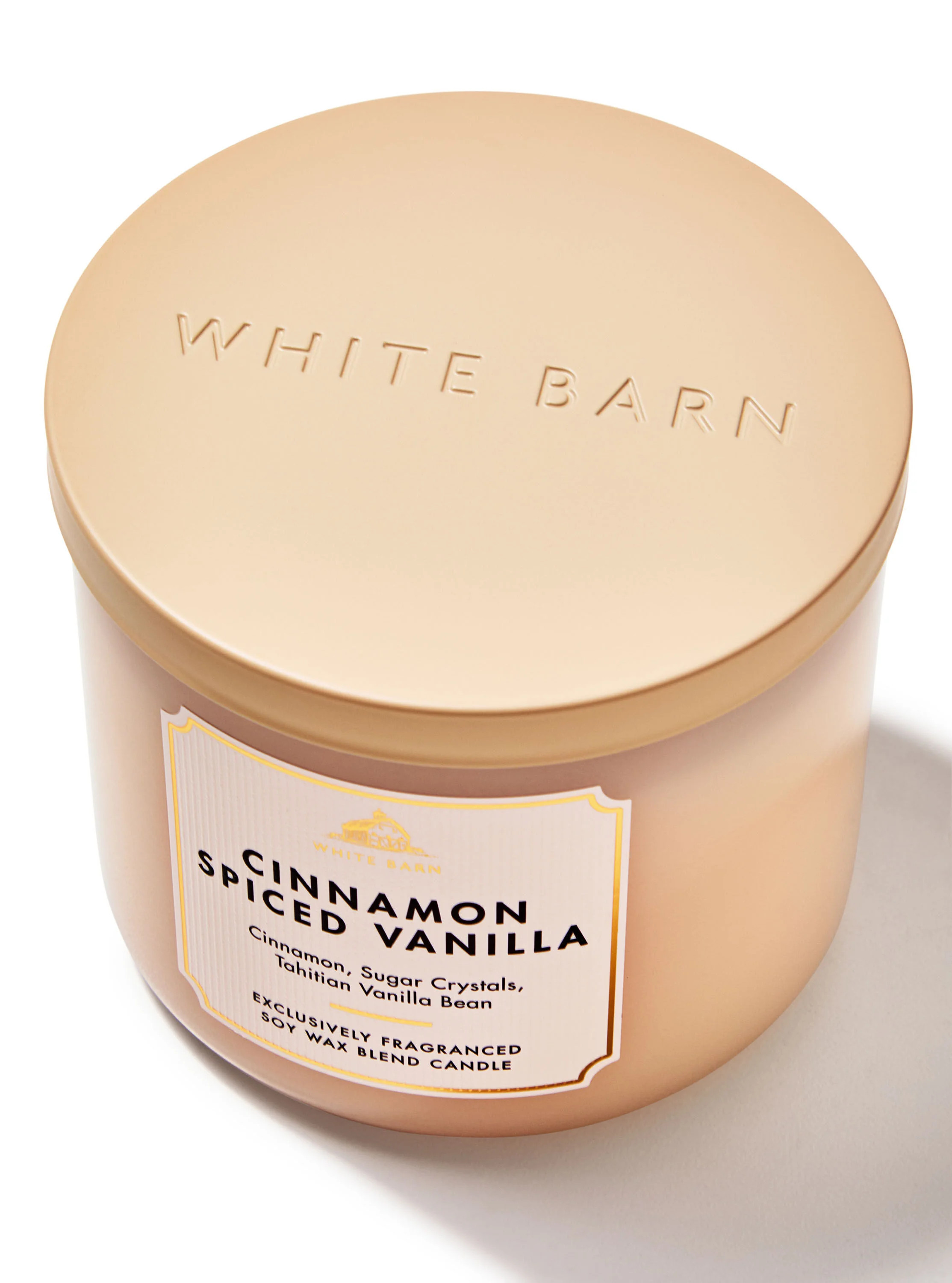 Cinnamon Spiced Vanilla 3-Wick Candle | Bath & Body Works